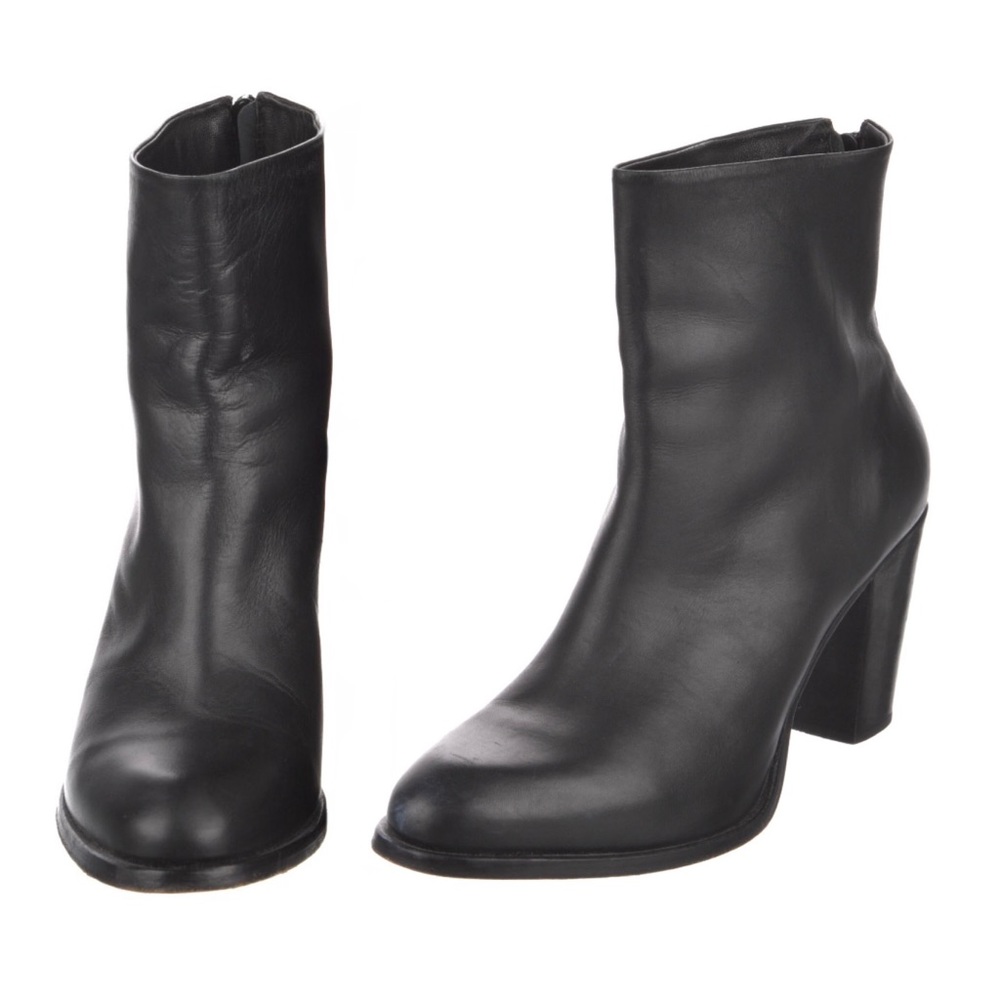 Rachel Comey Black Leather Ankle Boots